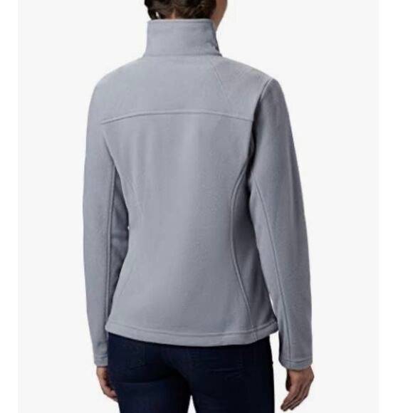 Columbia Women's Medium Fast Trek II Fleece‎ Jacket Full Zip Tradewinds Grey - Picture 2 of 14